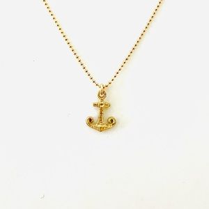 Anchor Necklace Catherine Weitzman Gold Vermeil